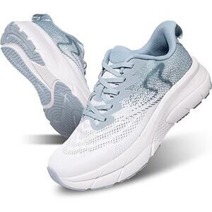 Soulsfeng Mens Size 11 Blue White Mesh Lightweight Breathable Gym Athletic Shoes